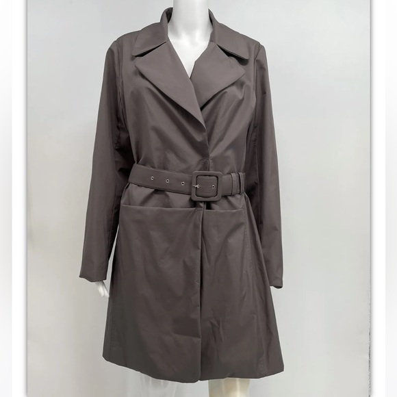 Wilfred Jackets & Blazers - Aritzia Wilfred Trench Coat Women’s L Lined Button Up Belted Front Pockets